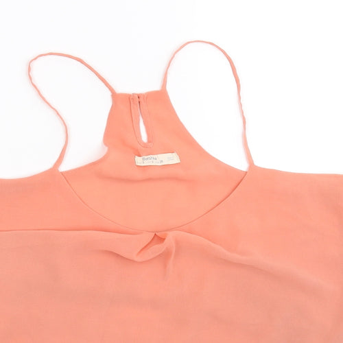 Berkshire Womens Orange   Basic Blouse Size S