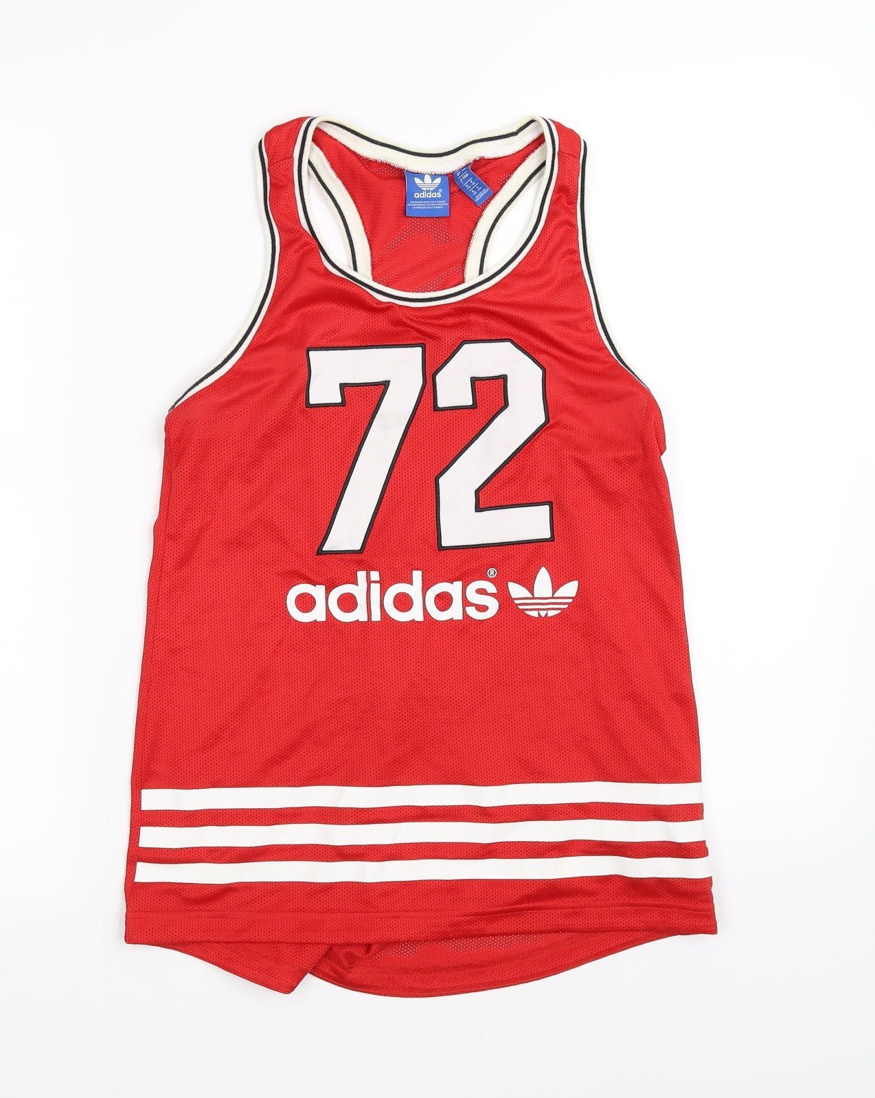 adidas Womens Red   Basic Tank Size 8