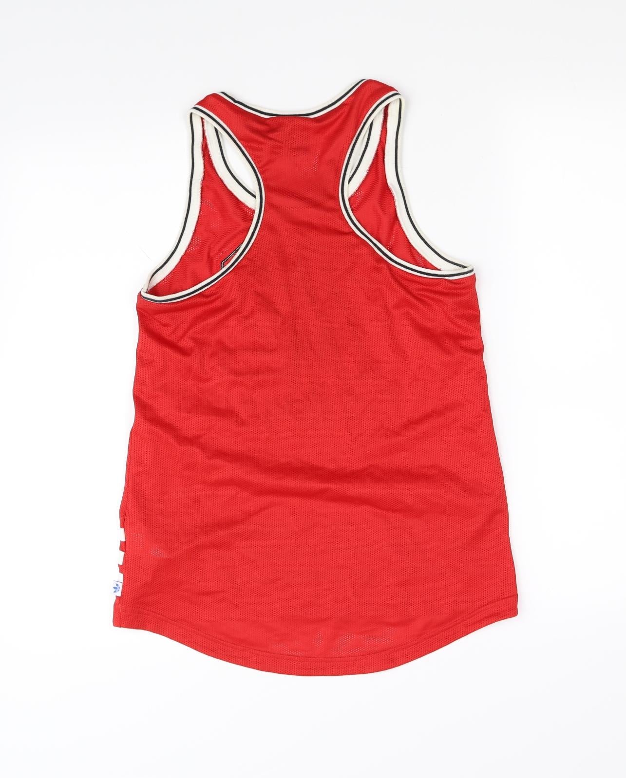 adidas Womens Red   Basic Tank Size 8