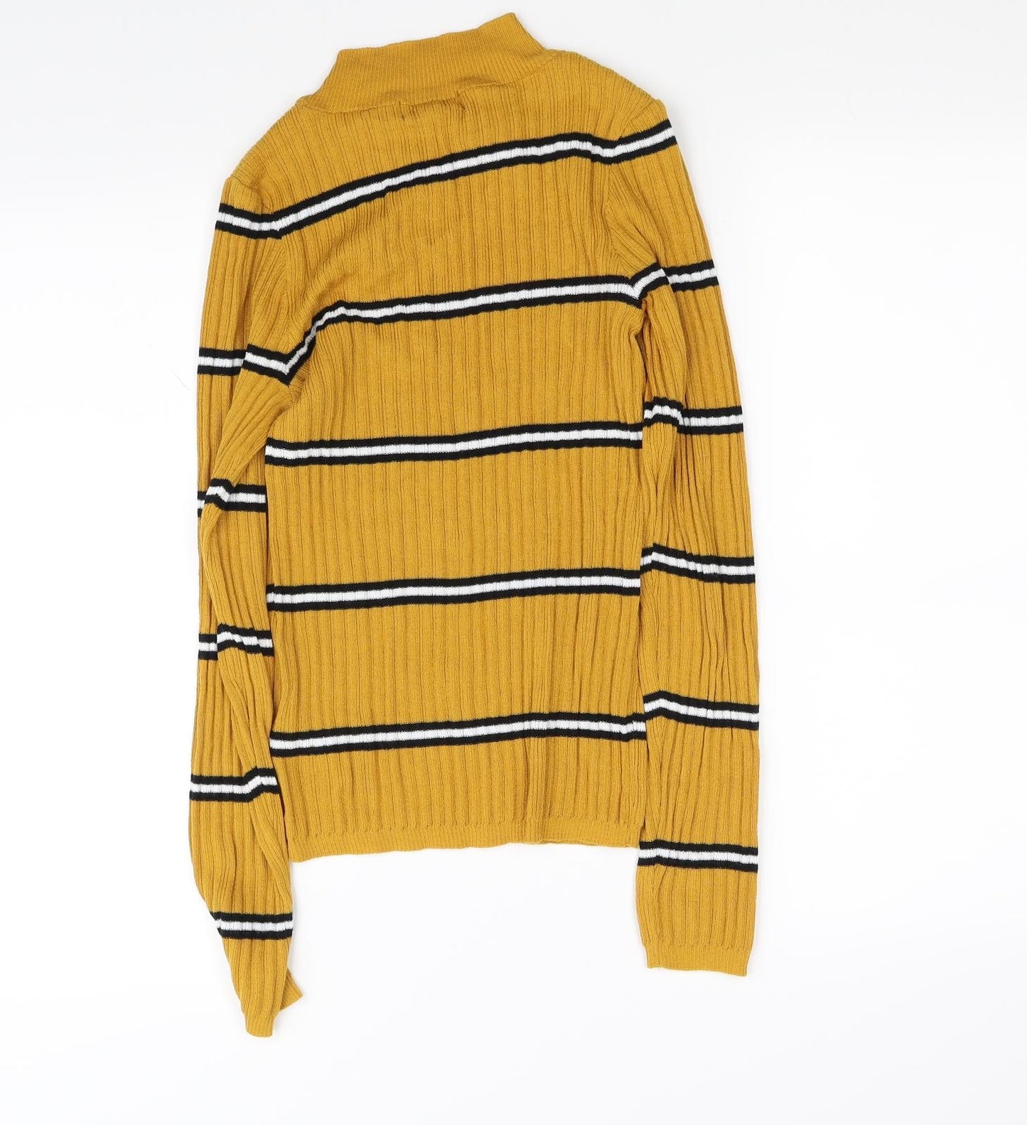 Primark Womens Yellow   Pullover Jumper Size S