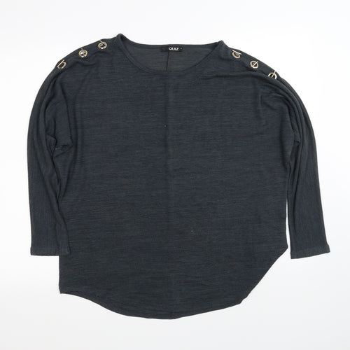 Quix Womens Blue   Pullover Jumper Size M