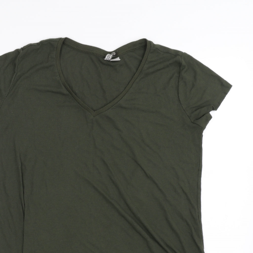 Divided Womens Green   Basic T-Shirt Size S