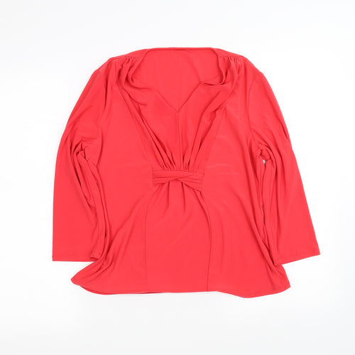 pre worn Womens Red   Basic Blouse Size M