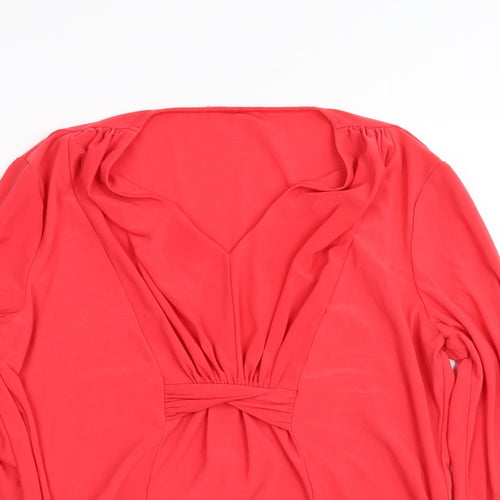 pre worn Womens Red   Basic Blouse Size M
