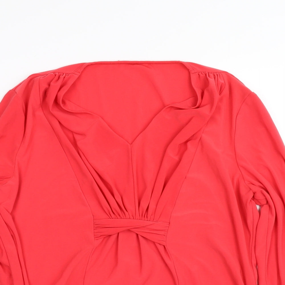 pre worn Womens Red   Basic Blouse Size M