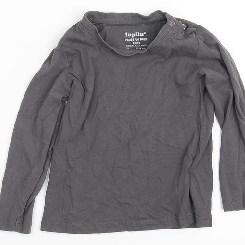 iupter  Grey   Basic T-Shirt Size 12-18 Months