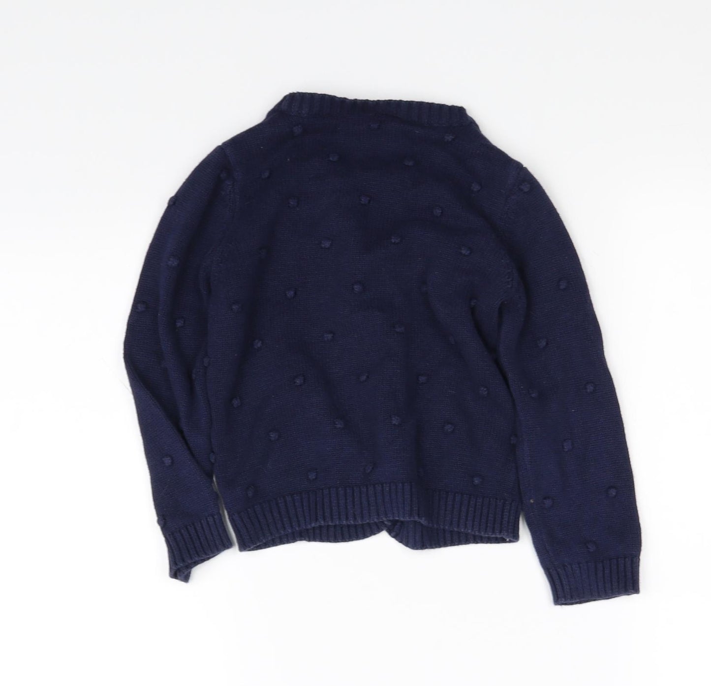 F&F Girls Blue   Cardigan Jumper Size 3 Years
