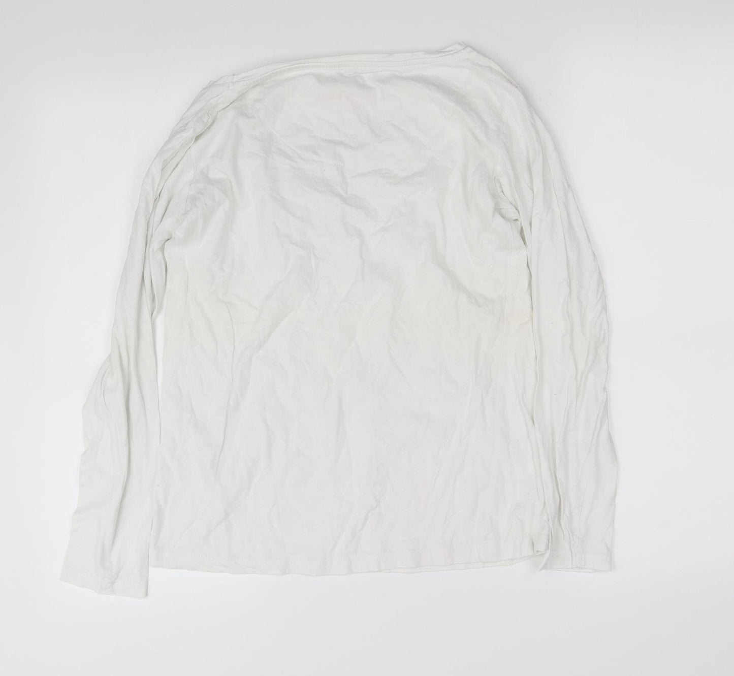 Atmosphere Womens White   Basic T-Shirt Size 12