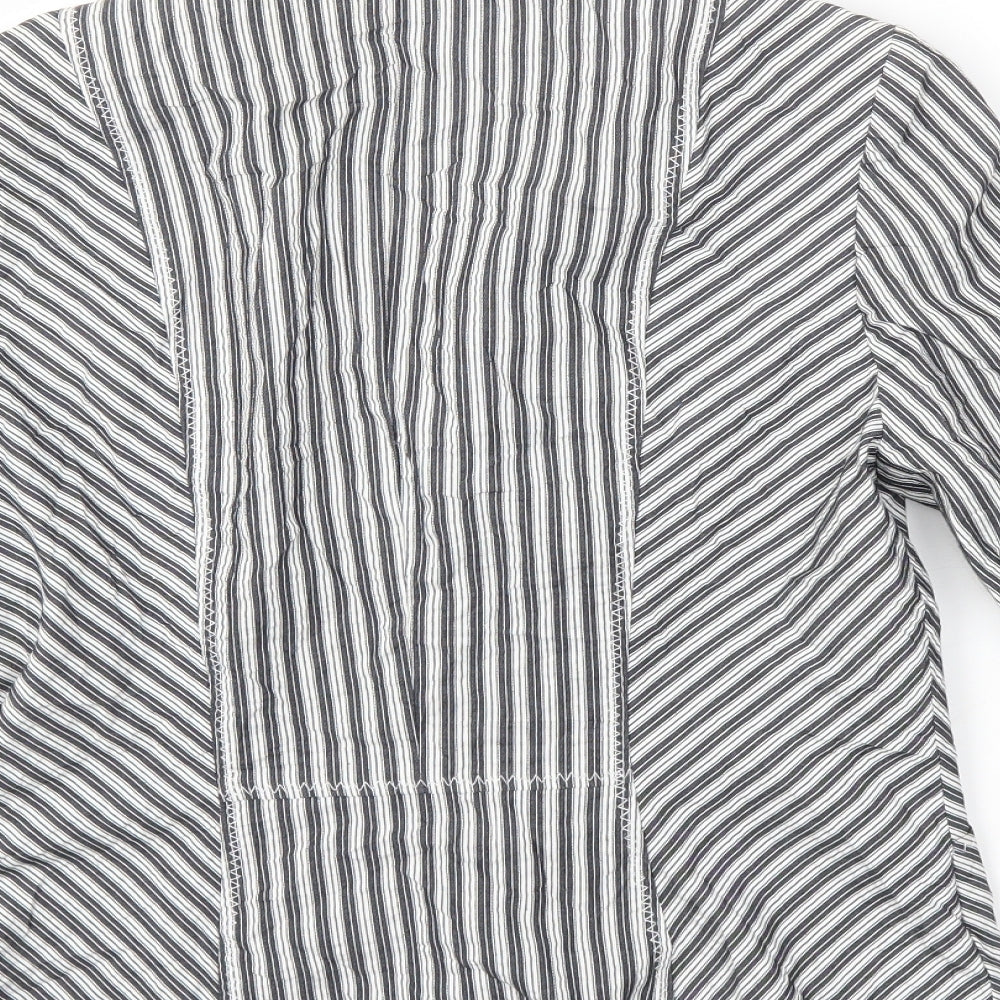 FSR Womens Grey Striped  Jacket  Size 8