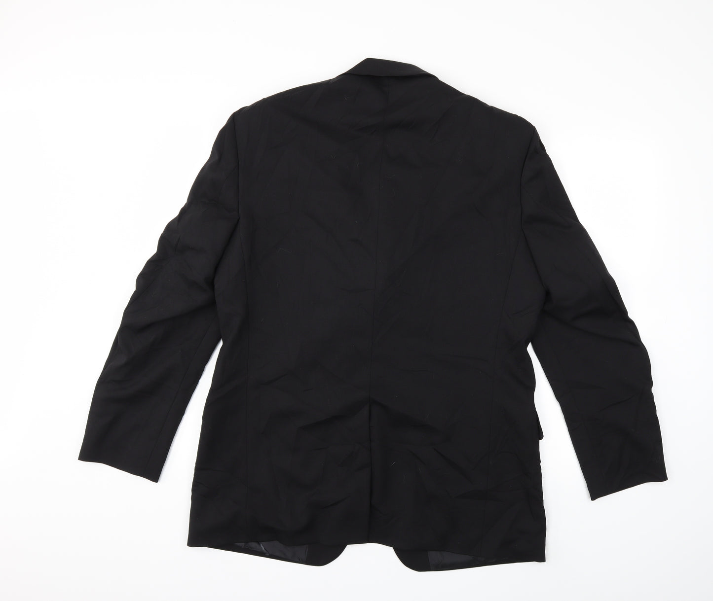 Preworn Mens Black   Jacket Suit Jacket Size 40