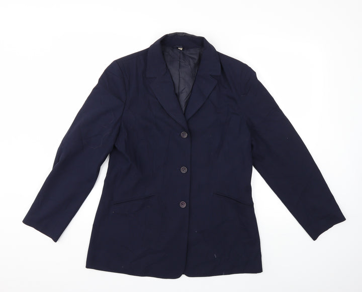 EWM Womens Blue Jacket Size 12