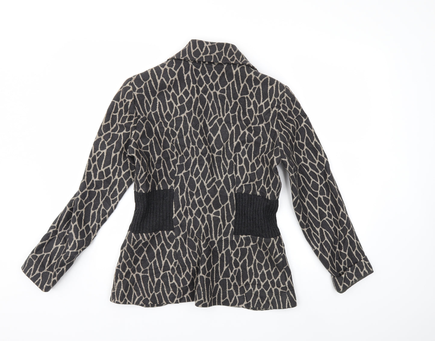 FSR Womens Grey Animal Print  Jacket  Size 10
