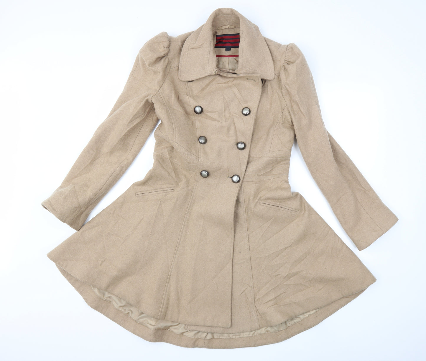NEXT Womens Beige   Trench Coat Coat Size 10