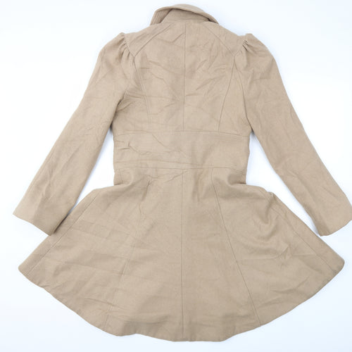 NEXT Womens Beige   Trench Coat Coat Size 10