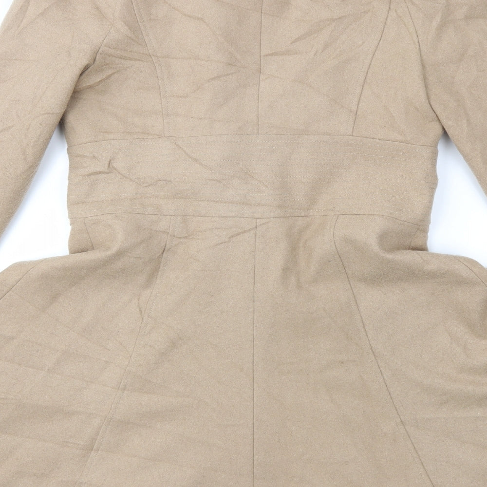 NEXT Womens Beige   Trench Coat Coat Size 10
