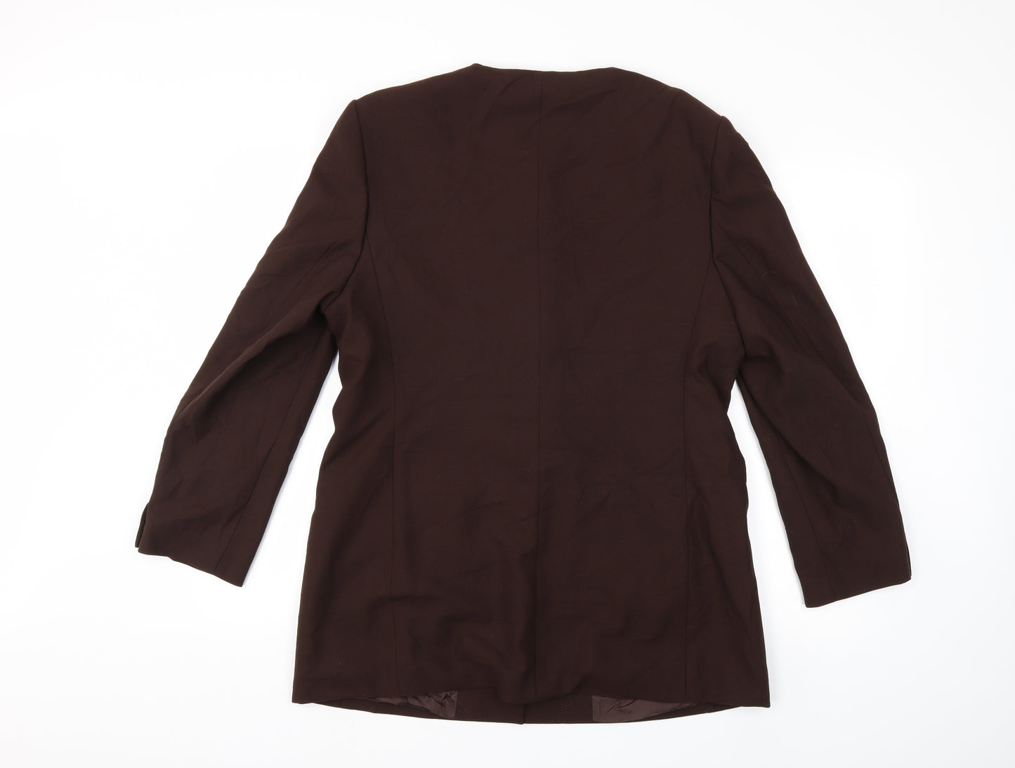 Marks and Spencer Womens Brown   Jacket Blazer Size 16