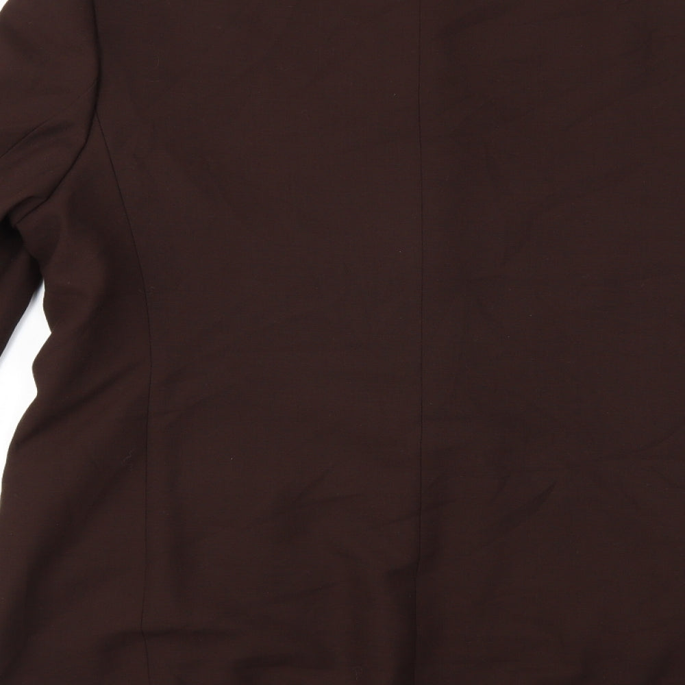Marks and Spencer Womens Brown   Jacket Blazer Size 16
