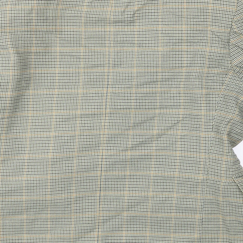 C&A Mens Green Check  Jacket Suit Jacket Size 38