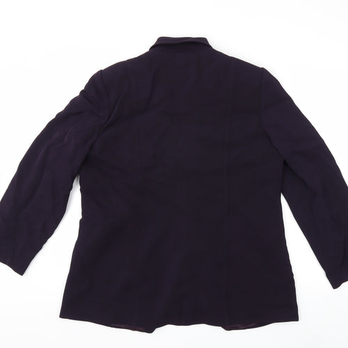 Personal Choice Womens Purple   Jacket  Size 16