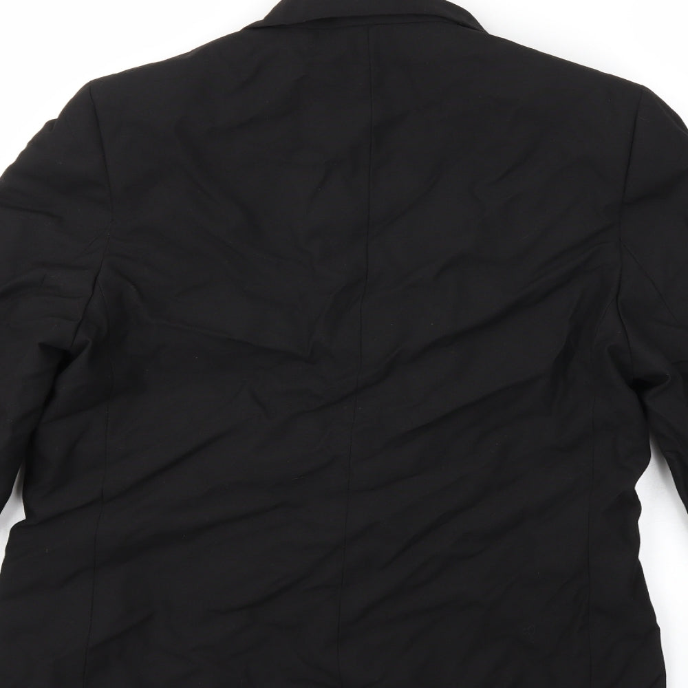 Marks and Spencer Boys Black   Jacket Blazer Size 13 Years