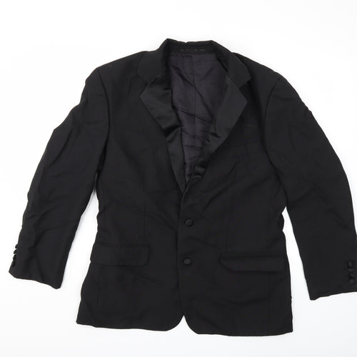 Preworn Mens Black   Jacket Suit Jacket Size 42