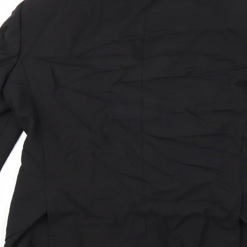 Preworn Mens Black   Jacket Suit Jacket Size 42