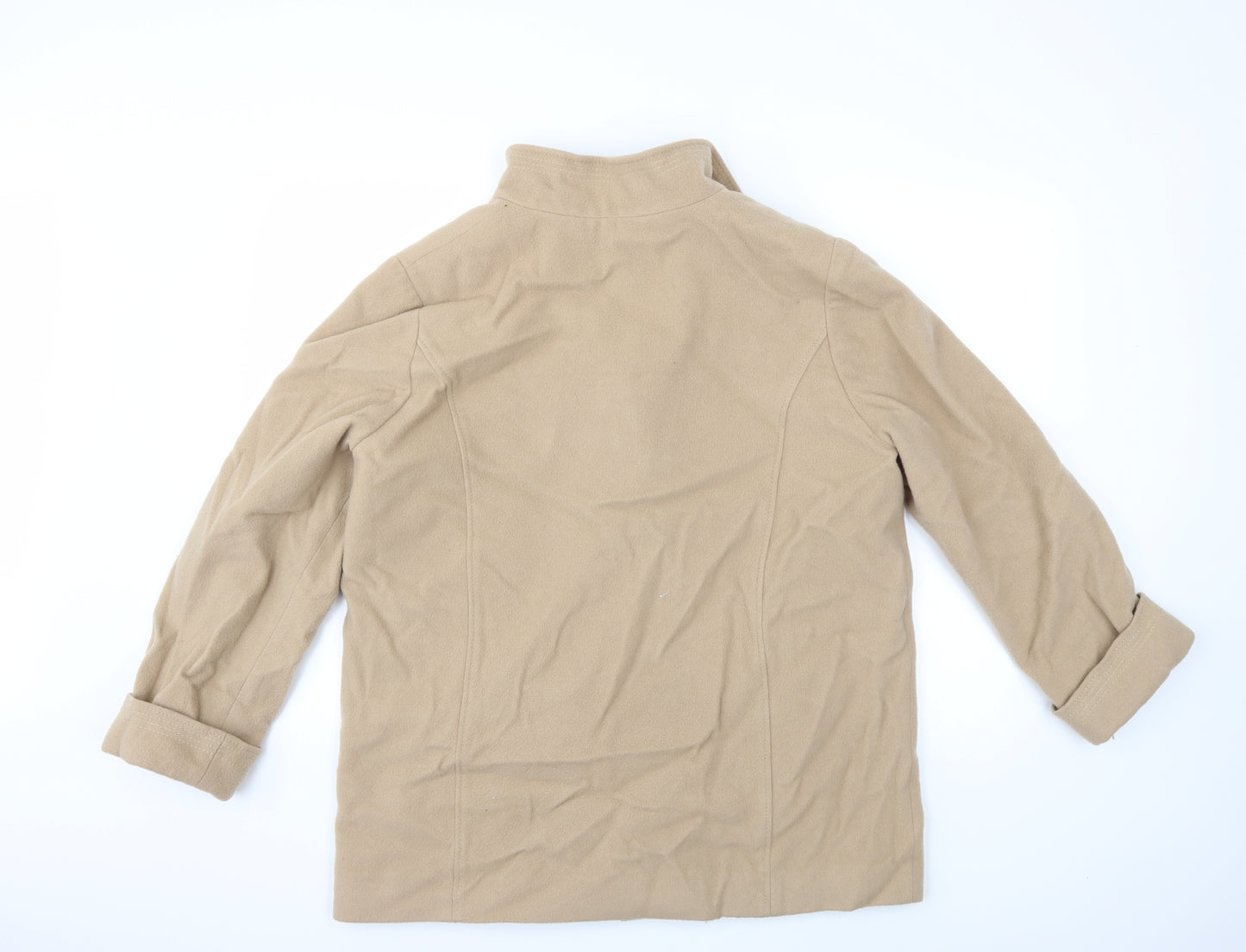 Marks and Spencer Womens Beige   Overcoat Coat Size 18