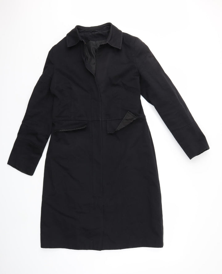 Dorothy Perkins Womens Beige Overcoat Coat