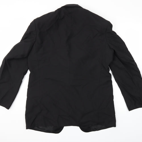 Marks and Spencer Mens Black   Jacket Suit Jacket Size 42