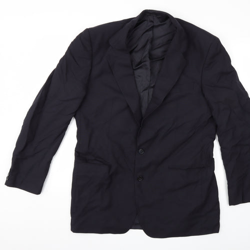 Preworn Mens Blue   Jacket Suit Jacket Size 42