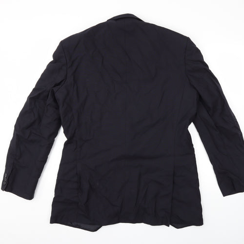 Preworn Mens Blue   Jacket Suit Jacket Size 42