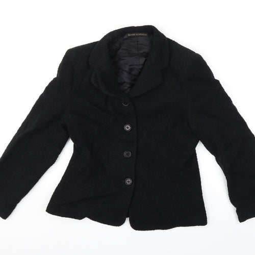 Marks and Spencer Womens Black   Jacket Coat Size 10