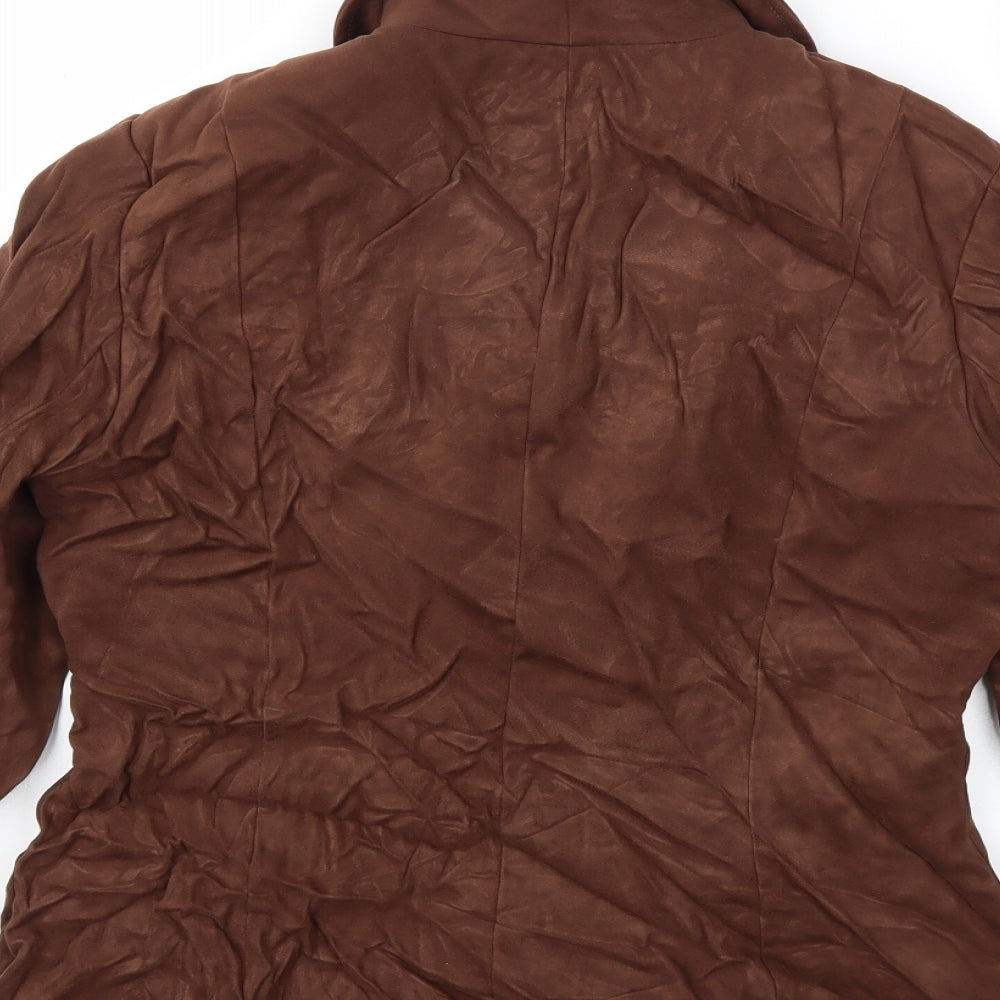 Per Una Womens Brown   Jacket Coat Size 14