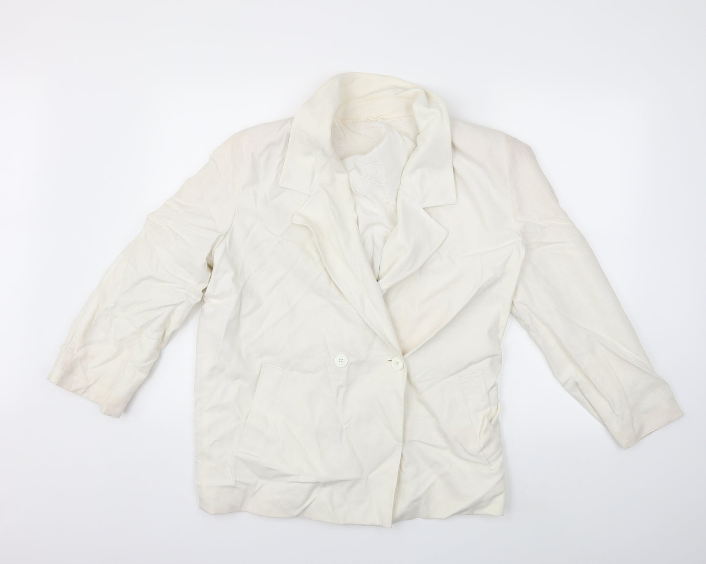 Country Casuals Womens White   Jacket Blazer Size 14