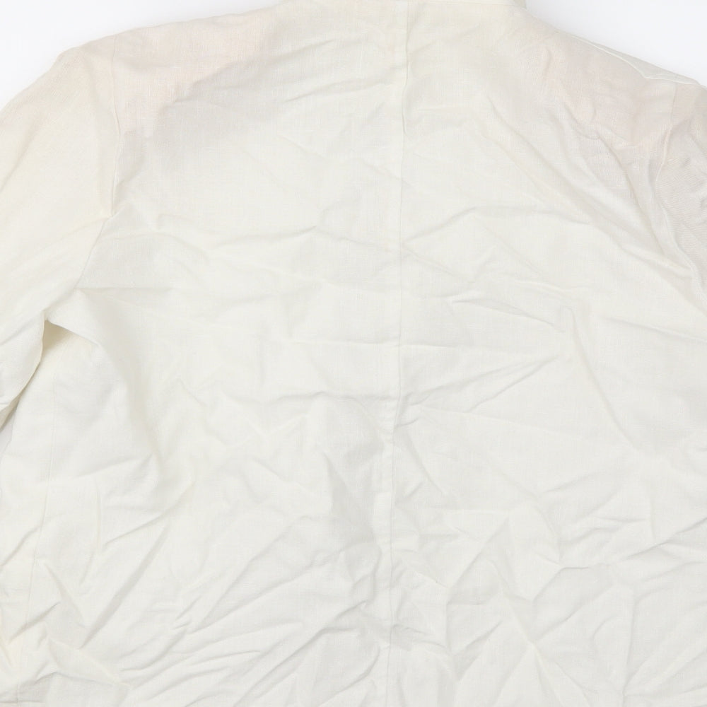 Country Casuals Womens White   Jacket Blazer Size 14