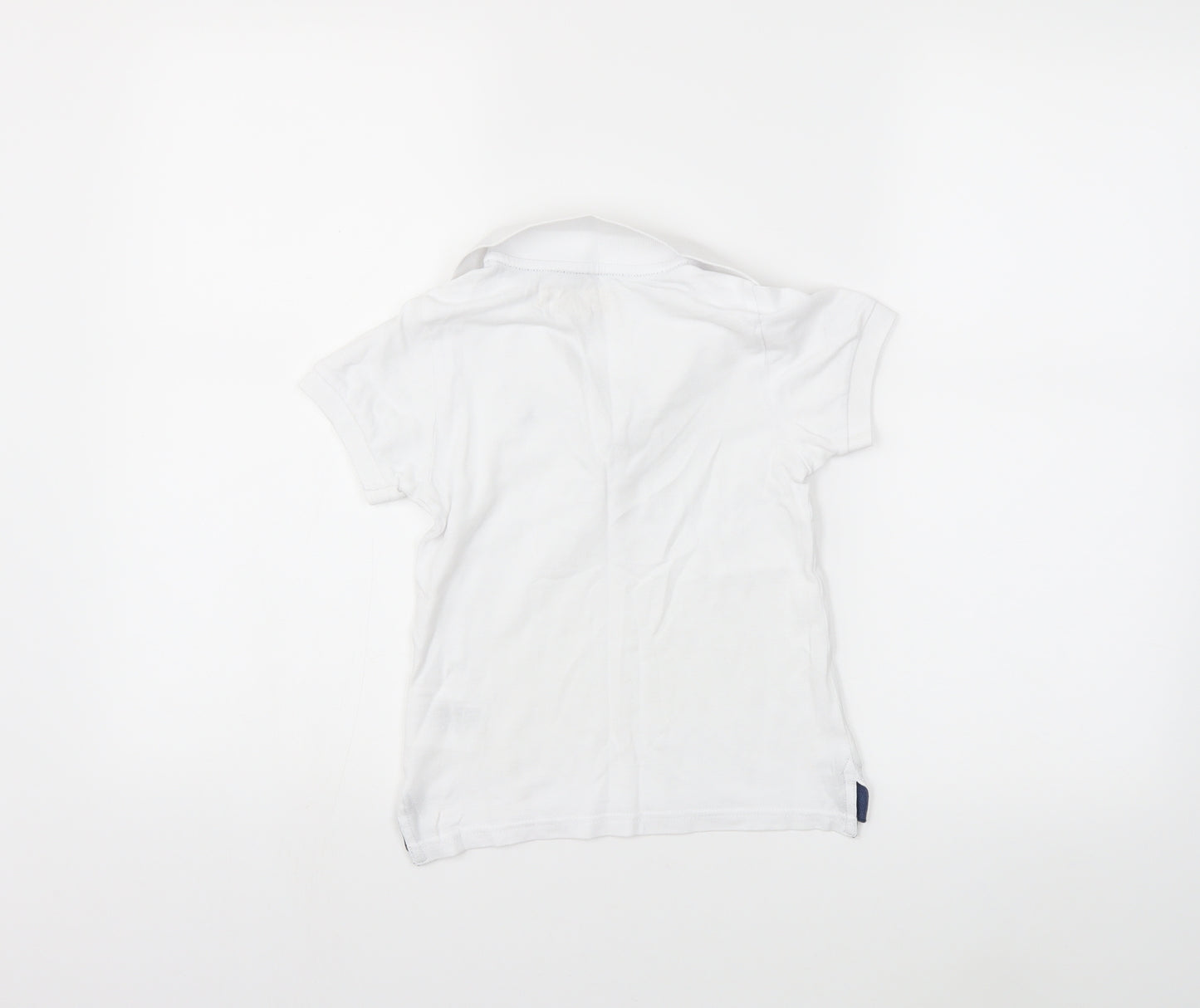 H&M Boys White   Basic Polo Size 5-6 Years