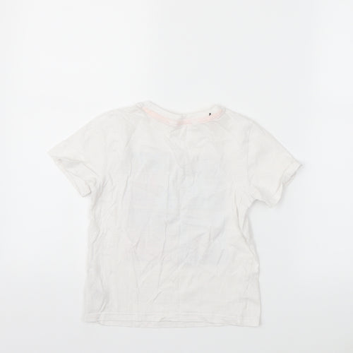 H&M Boys White   Basic T-Shirt Size 5-6 Years