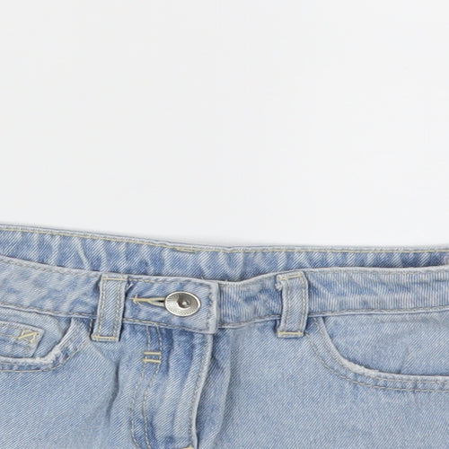 George Girls Blue  Denim Hot Pants Shorts Size 6-7 Years