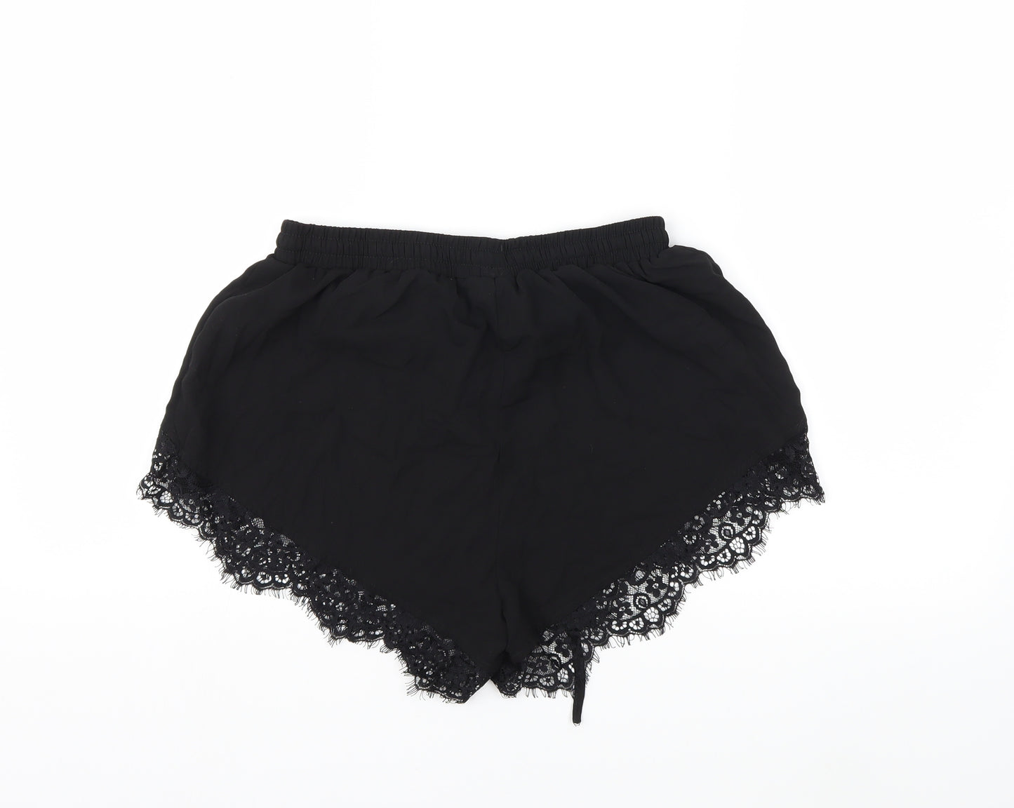 Missguided Womens Black   Sweat Shorts Size 10