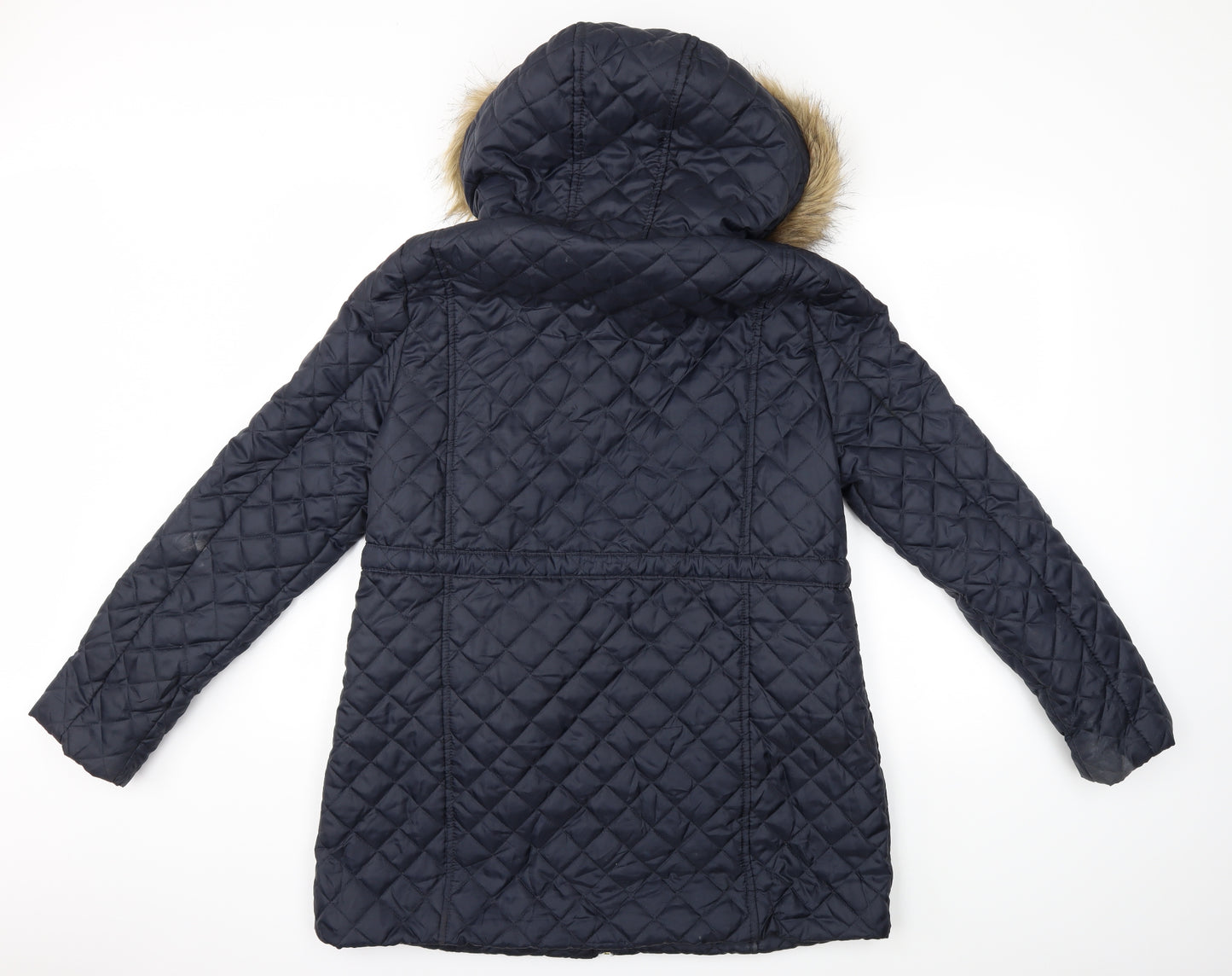 New Look Womens Blue   Parka Coat Size 16