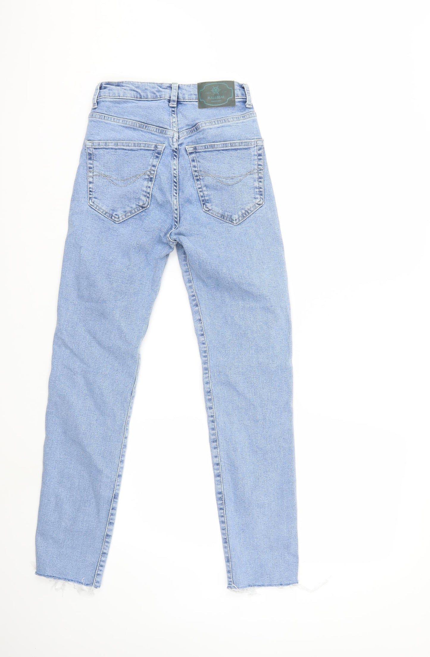 Pull&Bear Womens Blue  Denim Skinny Jeans Size 6 L29 in