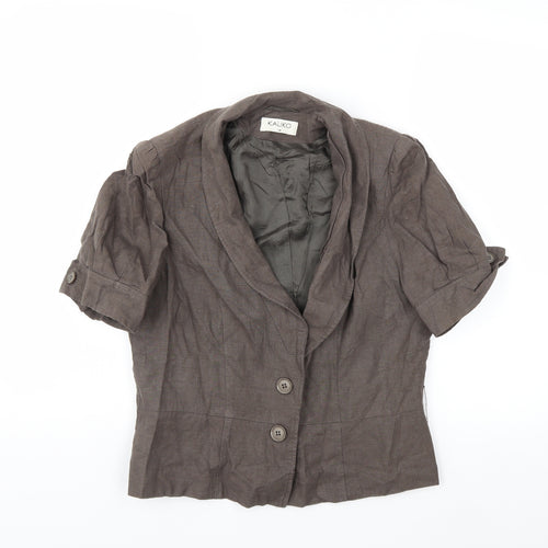 Kaliko Womens Brown   Jacket Coat Size 14