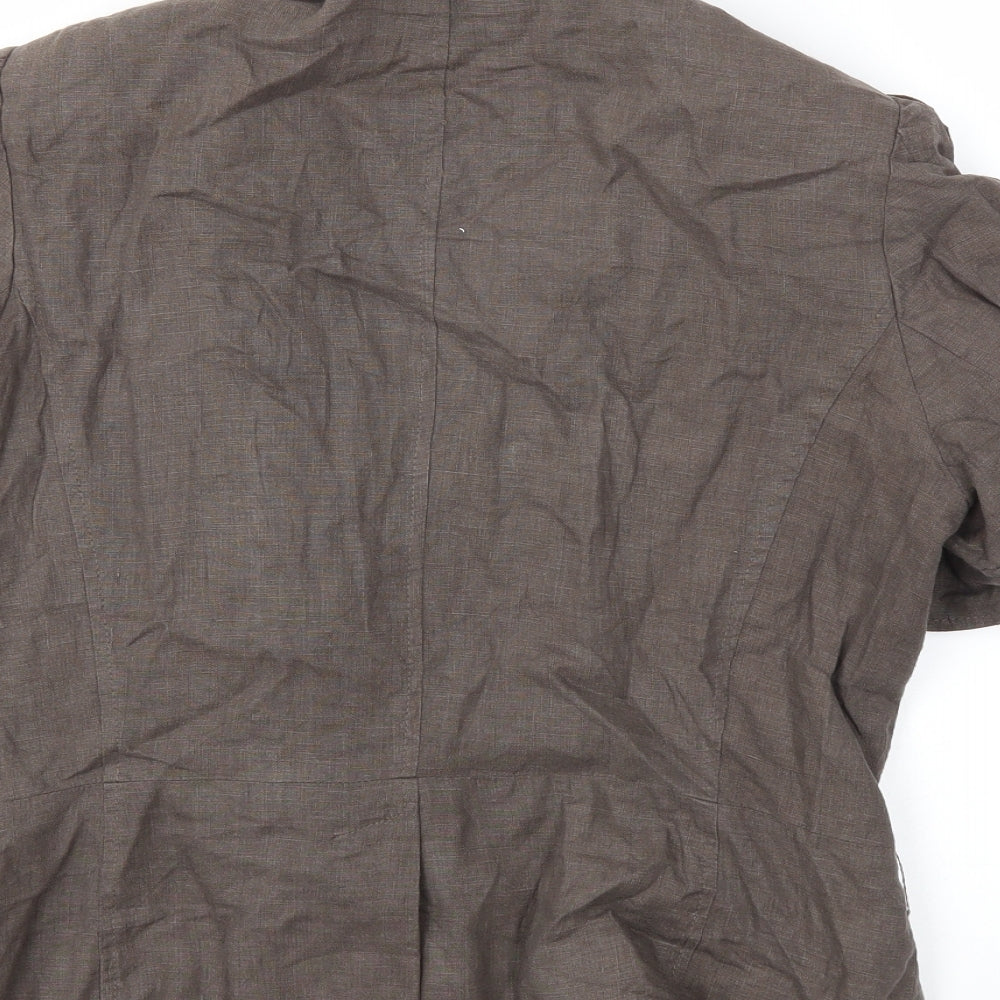 Kaliko Womens Brown   Jacket Coat Size 14