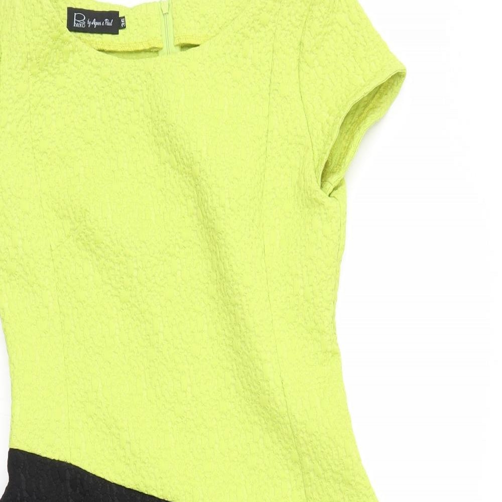 Agnes & paul Womens Green   Fit & Flare  Size 8