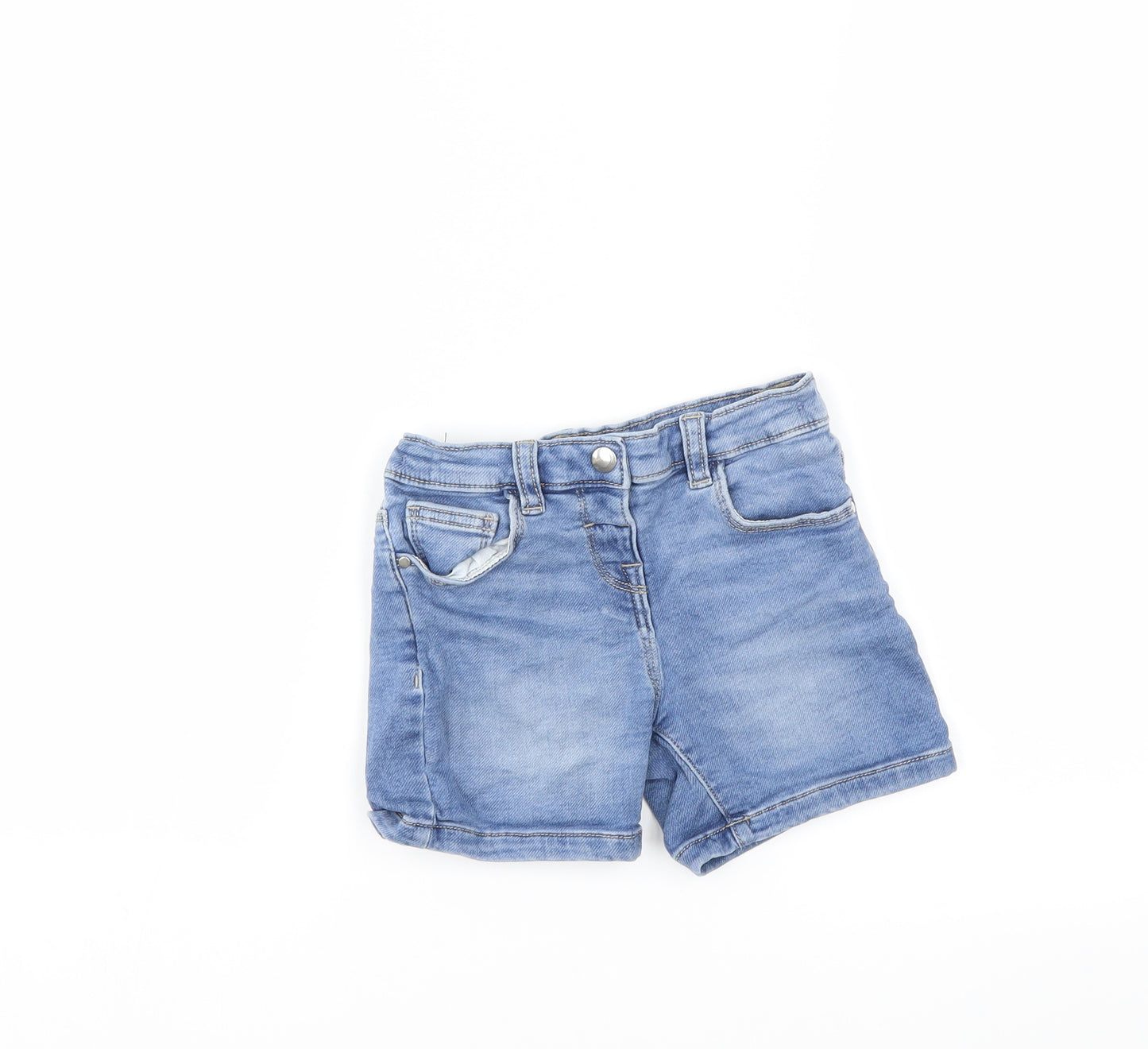 Matalan Boys Blue  Denim Biker Shorts Size 5-6 Years