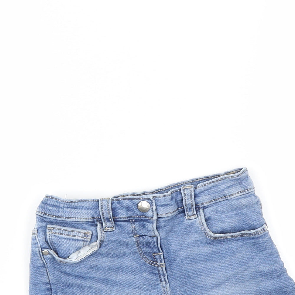 Matalan Boys Blue  Denim Biker Shorts Size 5-6 Years