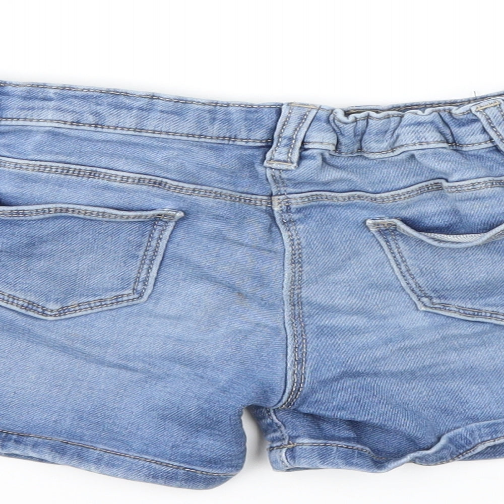 Matalan Boys Blue  Denim Biker Shorts Size 5-6 Years
