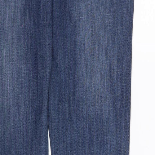 Preworn Womens Blue   Skinny Jeans Size 12 L31 in
