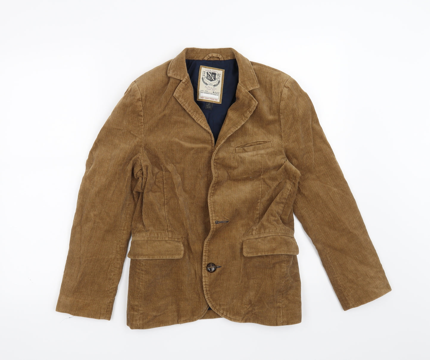 NEXT Boys Brown   Gilet Blazer Size 12 Years