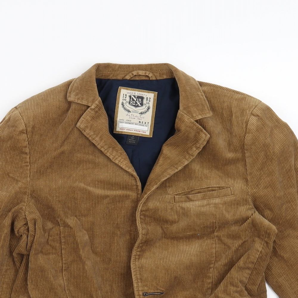 NEXT Boys Brown   Gilet Blazer Size 12 Years